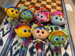 Bambole Alushes Verde e Rosa