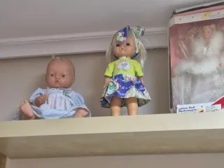 Lote de 4 muñecas antiguas