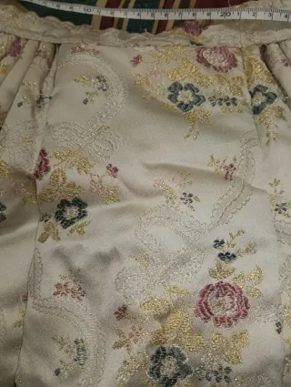 Falda fallera niña beige floral