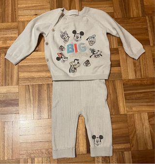 Conjunto bebé Mickey Mouse 3-6 meses