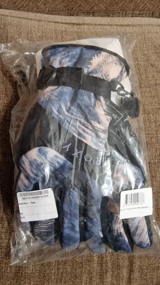 Guantes Roxy Talla M azul/rosa