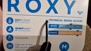 Guantes Roxy Talla M azul/rosa