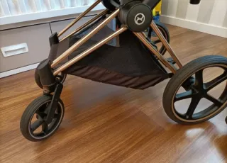 Cybex Priam blu + Gruppo 0 + 2 sedie