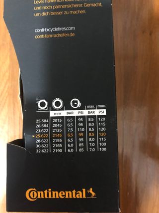 Neumático Continental Grand Prix 5000 25mm