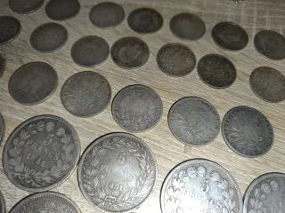 Monedas antiguas de plata - Francos