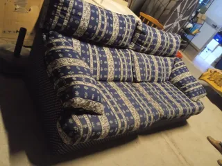 Pareja de sofás de tela