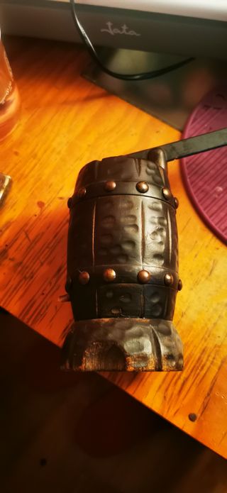 Cigarrera de madera vintage