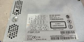 Fiat 7355354400 sistema audio radio cd punto 94760