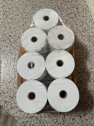 Rollos de papel para impresora (pack de 7)