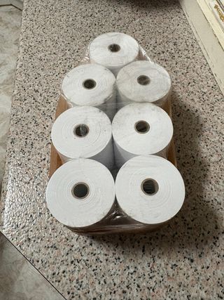 Rollos de papel para impresora (pack de 7)