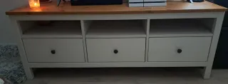 Mueble TV Ikea Hemnes Madera Blanco