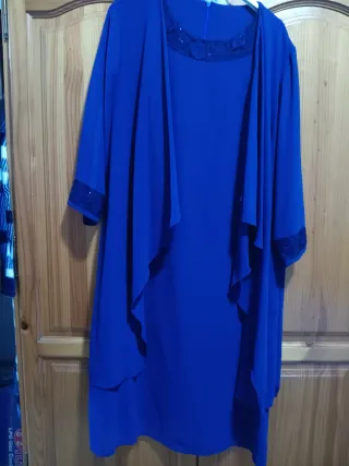 Vestido azul para boda