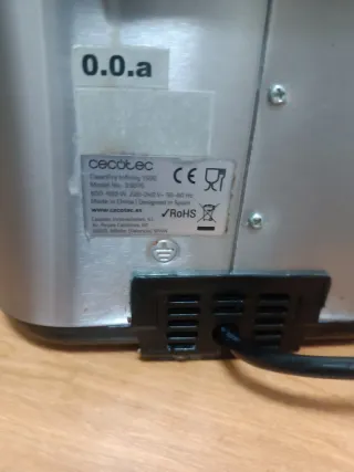 Freidora Cecotec CleanFry Infinity 1500