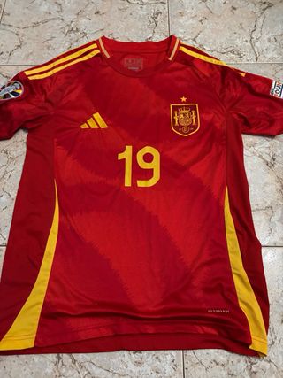 Maglietta calcio Lamine Yamal 19 Spagna