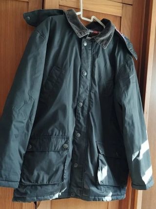 Chaqueta Parka Encerada Estilo Barbour Talla M/L