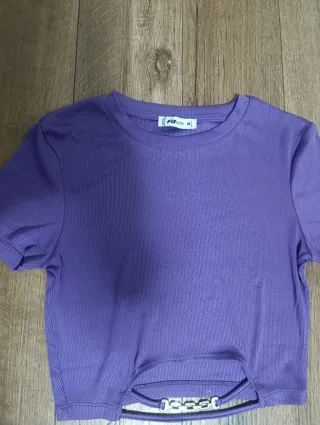 Conjunto 2 Camisetas Cortas Morado y Amarillo