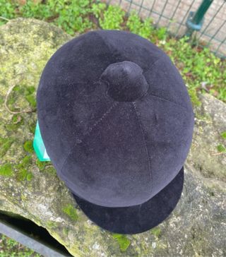 Casco de equitación de terciopelo