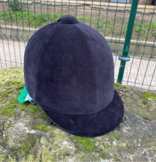 Casco de equitación de terciopelo