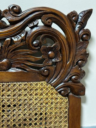 Cabezal Teka Artesano Talla Balinesa