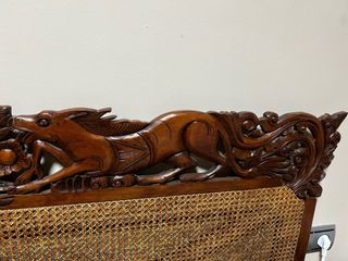 Cabezal Teka Artesano Talla Balinesa