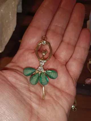 Llavero Bailarina Brillante Falda Cristal