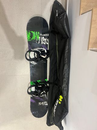 Tabla Snowboard Salomon + Fijaciones + Funda