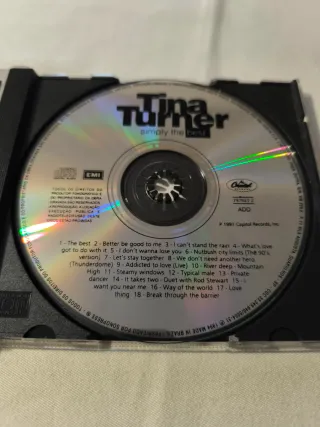 CD Tina Turner - Simply The Best. Recopilatorio