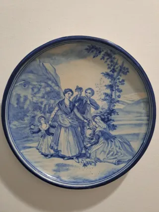 Plato Cerámica Talavera Ruiz de Luna