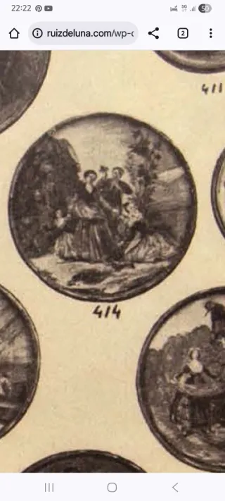 Plato Cerámica Talavera Ruiz de Luna