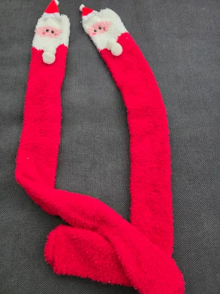 Calzini lunghi natalizi Babbo Natale