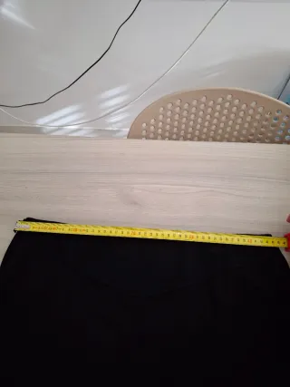 Gonna corta Benetton in lana nera