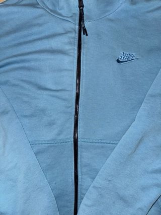 Felpa zip Nike blu