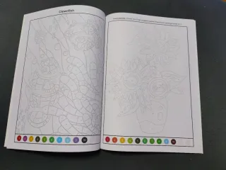Libro para colorear por nuneros