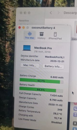 MacBook Pro 16” i9 / 16GB / 1TB / AMD 5500M