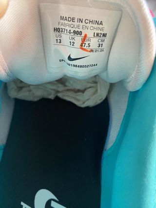 Nike Air Max 1 NBY Talla 47.5 Nuevas