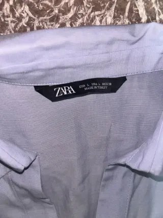 Camisa Zara azul