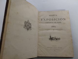Libro Exposición Universal de París 1899