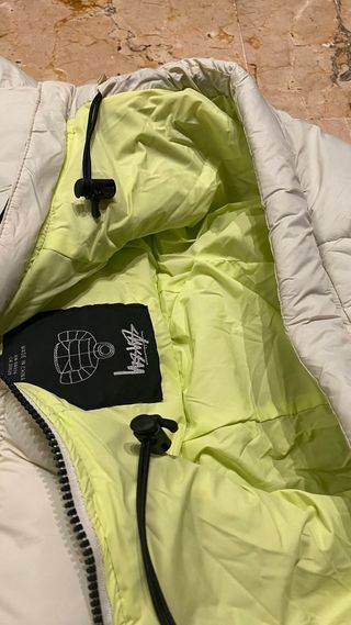 Chaqueton Stussy Micro Ripstop Down 'Bone'