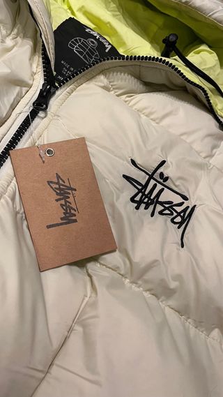 Chaqueton Stussy Micro Ripstop Down 'Bone'