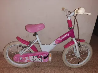 Bicicleta Infantil Hello Kitty Rosa