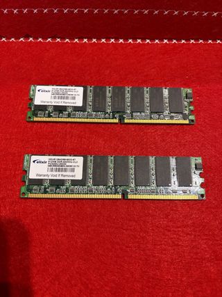 2x Elixir 512MB DDR-400MHz RAM