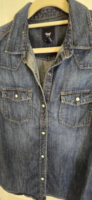 Camisa vaquera Gap azul