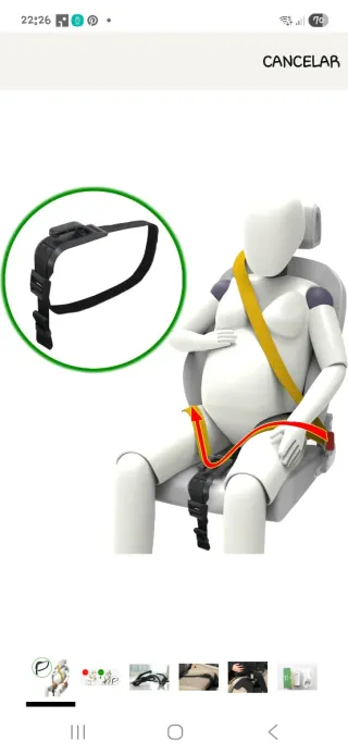 Ajustador cinturón seguridad coche