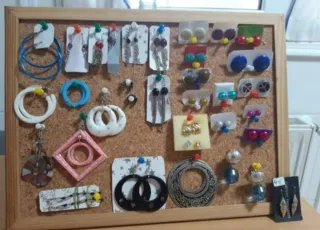 Pendientes de aro y colgantes