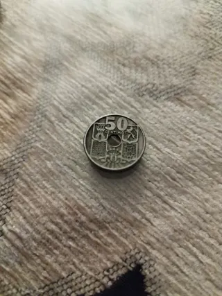 Moneda 50 céntimos 1949