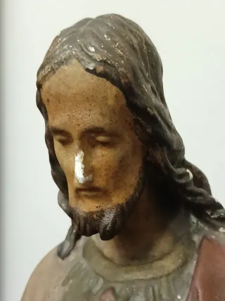 Antigua imagen del Sagrado Corazón de Jesús