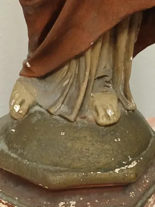 Antigua imagen del Sagrado Corazón de Jesús