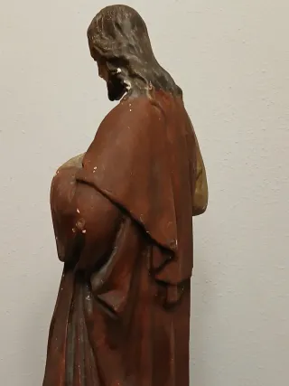 Antigua imagen del Sagrado Corazón de Jesús