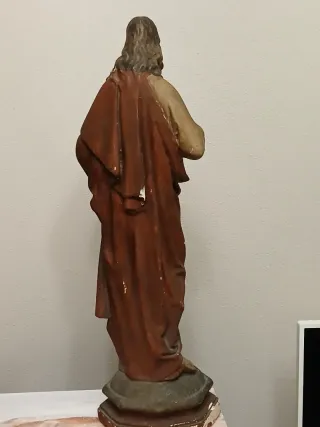 Antigua imagen del Sagrado Corazón de Jesús