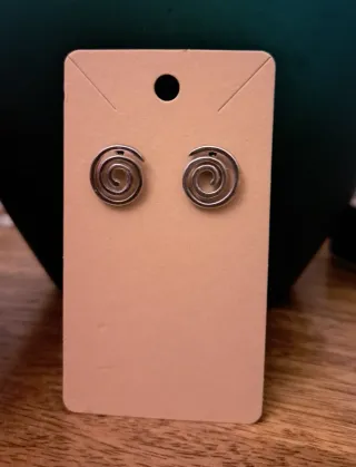 Orecchini in Argento a Spirale